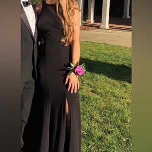 Dave & Johnny black cut out formal/prom dress size 0
